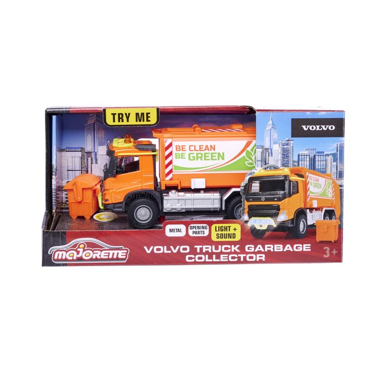 Jucarii, Copii si Bebe - Jucarii si jocuri - Vehicule si jucarii cu telecomanda - Utilaje constructie de jucarie - Majorette volvo camion de gunoi - Infinity.ro