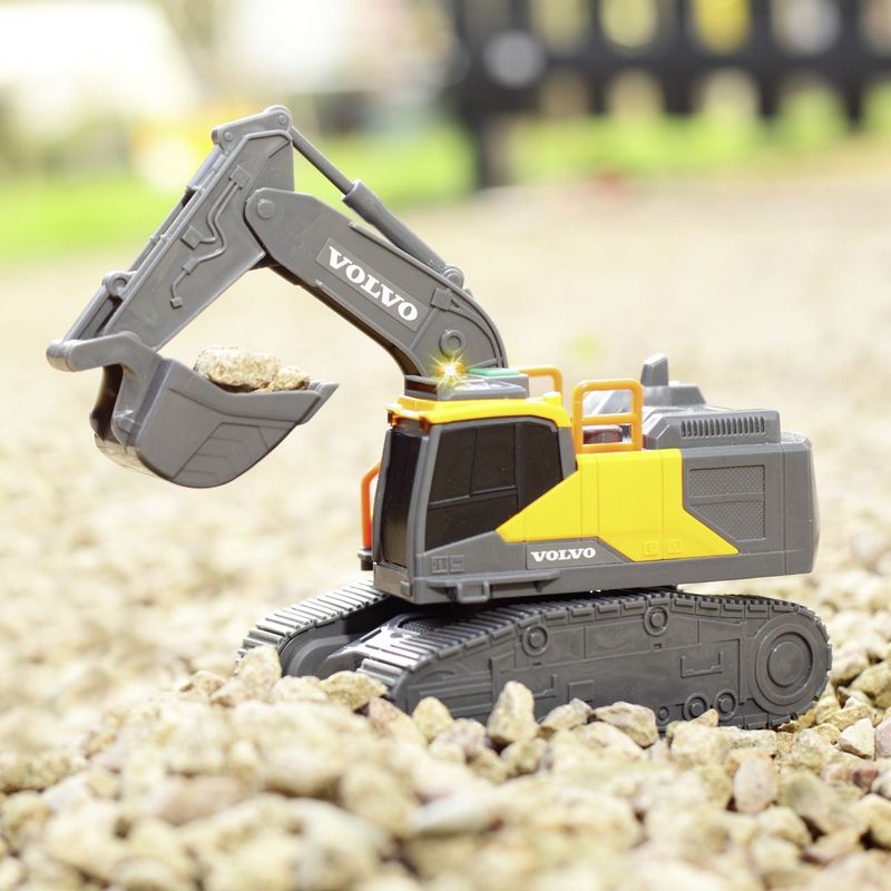 Jucarii, Copii si Bebe - Jucarii si jocuri - Vehicule si jucarii cu telecomanda - Utilaje constructie de jucarie - Dickie excavator volvo cu senile sunete si lumini - Infinity.ro