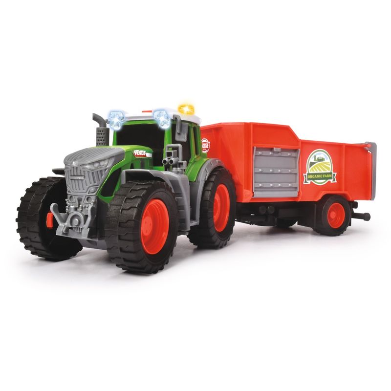 Jucarii, Copii si Bebe - Jucarii si jocuri - Vehicule si jucarii cu telecomanda - Utilaje constructie de jucarie - Dickie fendt tractor cu remorca - Infinity.ro