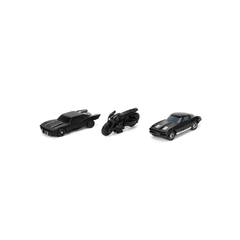 Jucarii, Copii si Bebe - Jucarii si jocuri - Vehicule si jucarii cu telecomanda - Masinute - Jada set 3 vehicule nano batman 4cm - Infinity.ro