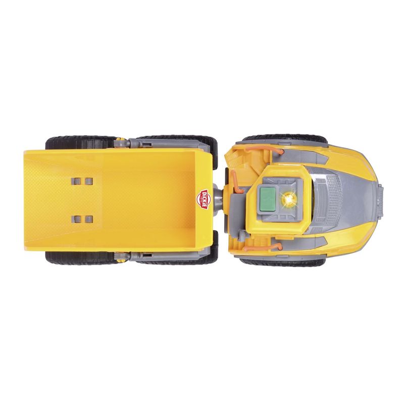 Jucarii, Copii si Bebe - Jucarii si jocuri - Vehicule si jucarii cu telecomanda - Utilaje constructie de jucarie - Dickie basculanta volvo articulat cu sunete si lumini 23cm - Infinity.ro