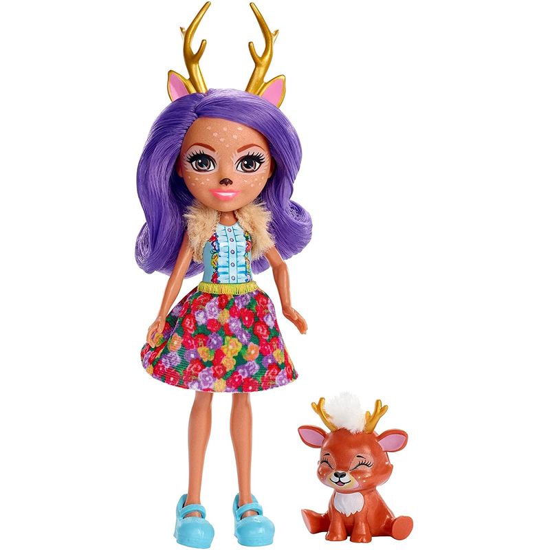 Jucarii, Copii si Bebe - Jucarii si jocuri - Papusi si accesorii - Papusi - Enchantimals papusi cu animalute danessa deer si sprint - Infinity.ro