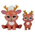 Jucarii, Copii si Bebe - Jucarii si jocuri - Papusi si accesorii - Papusi - Enchantimals set papusi surori si animalutele lor  danessa deer si sprint si danetta deer si fleet - Infinity.ro
