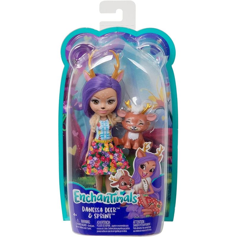 Jucarii, Copii si Bebe - Jucarii si jocuri - Papusi si accesorii - Papusi - Enchantimals papusi cu animalute danessa deer si sprint - Infinity.ro