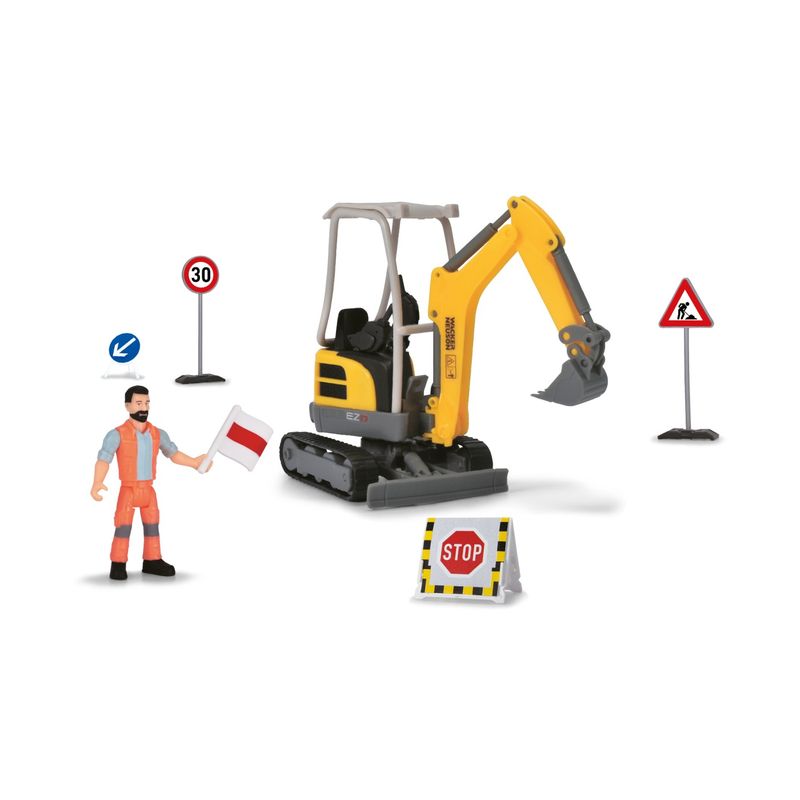 Jucarii, Copii si Bebe - Jucarii si jocuri - Vehicule si jucarii cu telecomanda - Masinute - Dickie set pentru lucrari drumuri - Infinity.ro