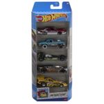 Jucarii, Copii si Bebe - Jucarii si jocuri - Vehicule si jucarii cu telecomanda - Masinute - Set 5 masini Hot Wheels cu design hw drag strip - Infinity.ro