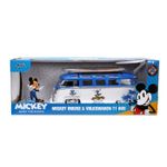 Jucarii, Copii si Bebe - Jucarii si jocuri - Vehicule si jucarii cu telecomanda - Masinute - Jada masina din metal volkswagen t1 bus scara 1 la 24 si figurina mickey mouse - Infinity.ro