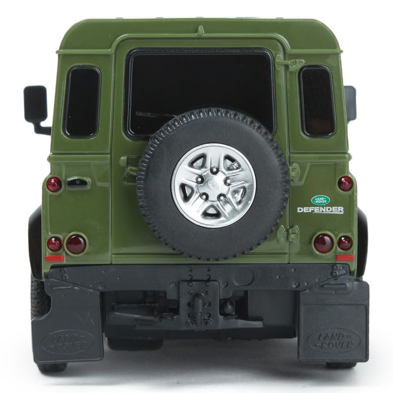 Jucarii, Copii si Bebe - Jucarii si jocuri - Vehicule si jucarii cu telecomanda - Masinute - Masina cu telecomanda land rover defender verde cu scara 1 la 24 - Infinity.ro