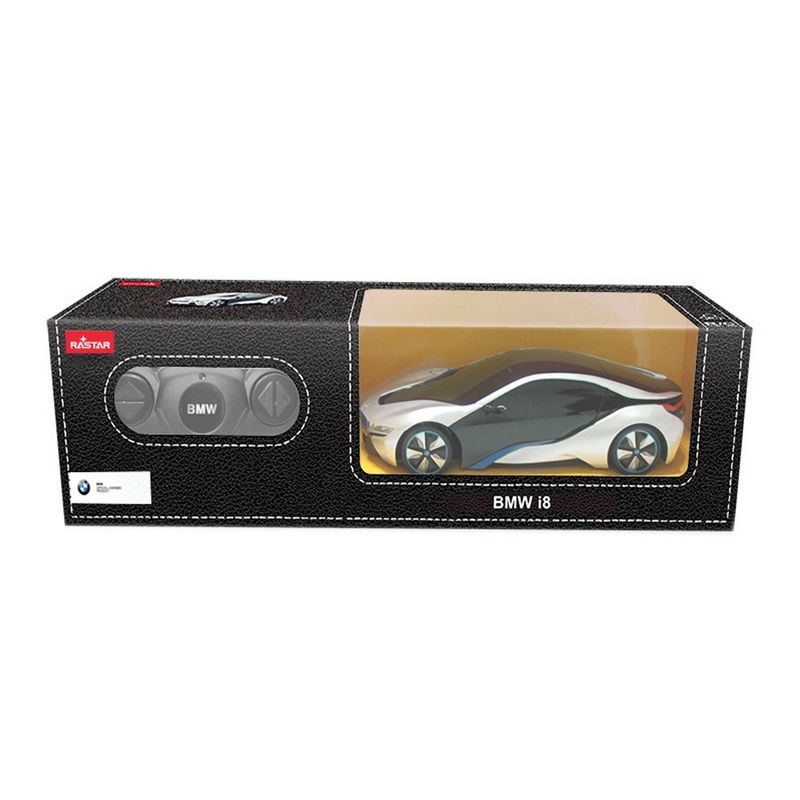 Jucarii, Copii si Bebe - Jucarii si jocuri - Vehicule si jucarii cu telecomanda - Masinute - Masina cu telecomanda bmw i8 alba scara 1 la 24 - Infinity.ro