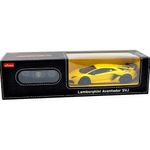 Jucarii, Copii si Bebe - Jucarii si jocuri - Vehicule si jucarii cu telecomanda - Masinute - Masina cu telecomanda lamborghini aventador svj galben cu scara 1 la 24 - Infinity.ro