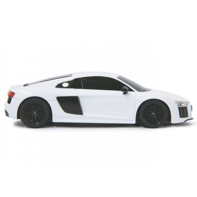 Jucarii, Copii si Bebe - Jucarii si jocuri - Vehicule si jucarii cu telecomanda - Masinute - Masina cu telecomanda audi r8 alb cu scara 1 la 24 - Infinity.ro