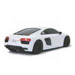 Jucarii, Copii si Bebe - Jucarii si jocuri - Vehicule si jucarii cu telecomanda - Masinute - Masina cu telecomanda audi r8 alb cu scara 1 la 24 - Infinity.ro