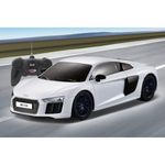 Jucarii, Copii si Bebe - Jucarii si jocuri - Vehicule si jucarii cu telecomanda - Masinute - Masina cu telecomanda audi r8 alb cu scara 1 la 24 - Infinity.ro