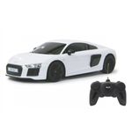 Jucarii, Copii si Bebe - Jucarii si jocuri - Vehicule si jucarii cu telecomanda - Masinute - Masina cu telecomanda audi r8 alb cu scara 1 la 24 - Infinity.ro
