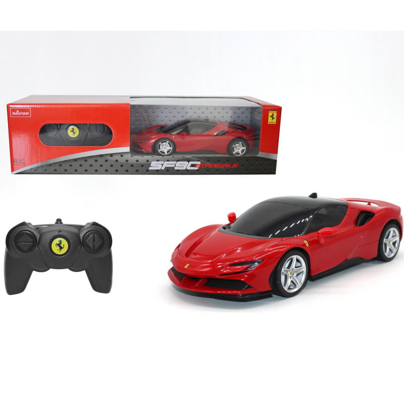 Jucarii, Copii si Bebe - Jucarii si jocuri - Vehicule si jucarii cu telecomanda - Masinute - Masina cu telecomanda ferrari sf90 stradale scara 1 la 24 - Infinity.ro
