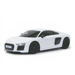Jucarii, Copii si Bebe - Jucarii si jocuri - Vehicule si jucarii cu telecomanda - Masinute - Masina cu telecomanda audi r8 alb cu scara 1 la 24 - Infinity.ro