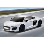 Jucarii, Copii si Bebe - Jucarii si jocuri - Vehicule si jucarii cu telecomanda - Masinute - Masina cu telecomanda audi r8 alb cu scara 1 la 24 - Infinity.ro