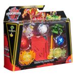 Jucarii, Copii si Bebe - Jucarii si jocuri - Figurine - Bakugan set de lupta bruiser, dragonoid, hammerhead, titanium dragonoid si nillious - Infinity.ro