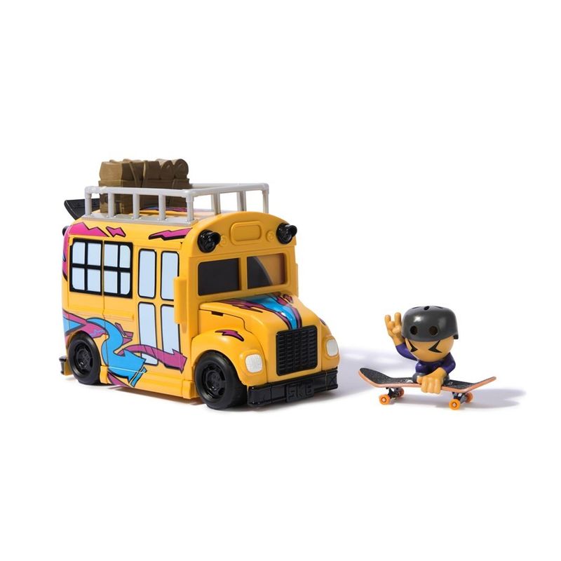 Jucarii, Copii si Bebe - Jucarii si jocuri - Jucarii & jocuri educative - Jucarii interactive - Tech dech sk8 crew set de joaca autobuz - Infinity.ro