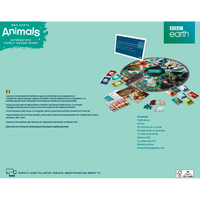 Jucarii, Copii si Bebe - Jucarii si jocuri - Jucarii & jocuri educative - Jocuri si jucarii educative - Joc interactiv lumea animalelor in limba romana - Infinity.ro