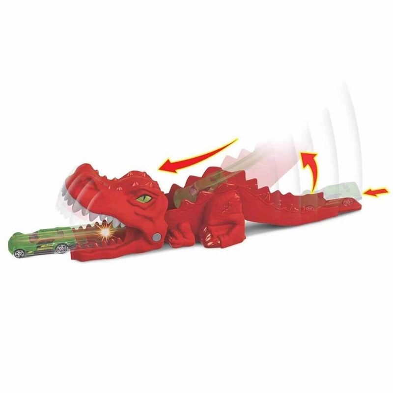 Jucarii, Copii si Bebe - Jucarii si jocuri - Jucarii & jocuri educative - Jucarii interactive - Hot Wheels gama city dino lansator - Infinity.ro