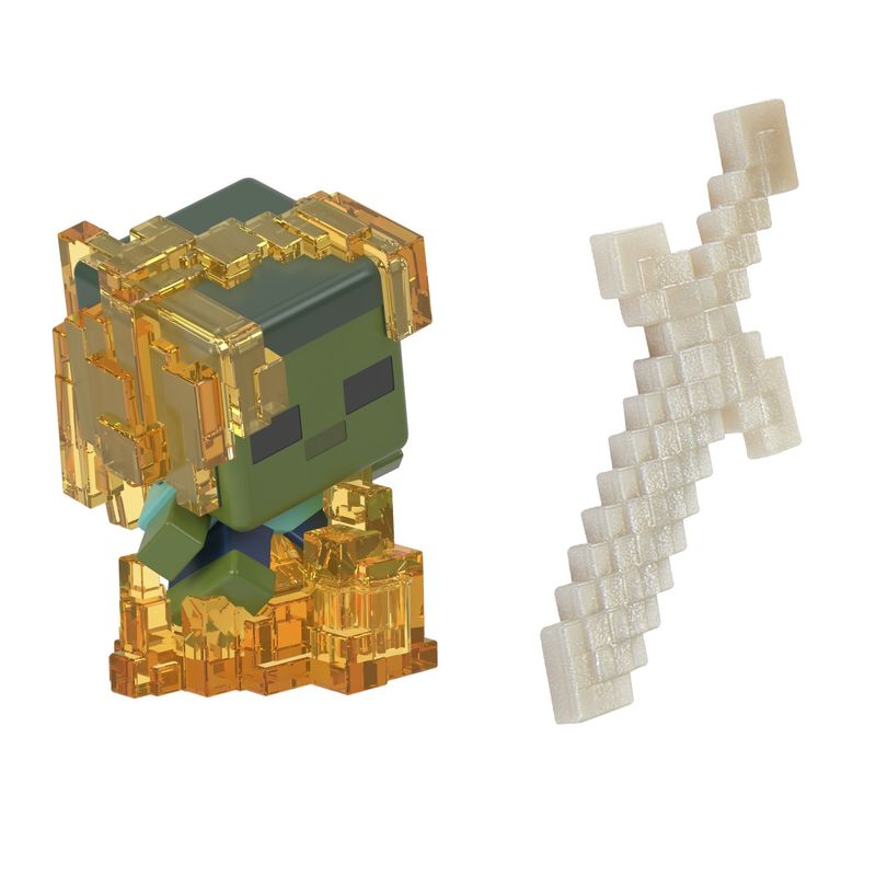 Jucarii, Copii si Bebe - Jucarii si jocuri - Jucarii & jocuri educative - Jucarii interactive - Minecraft mini mode set explorare miniera gri si alb - Infinity.ro