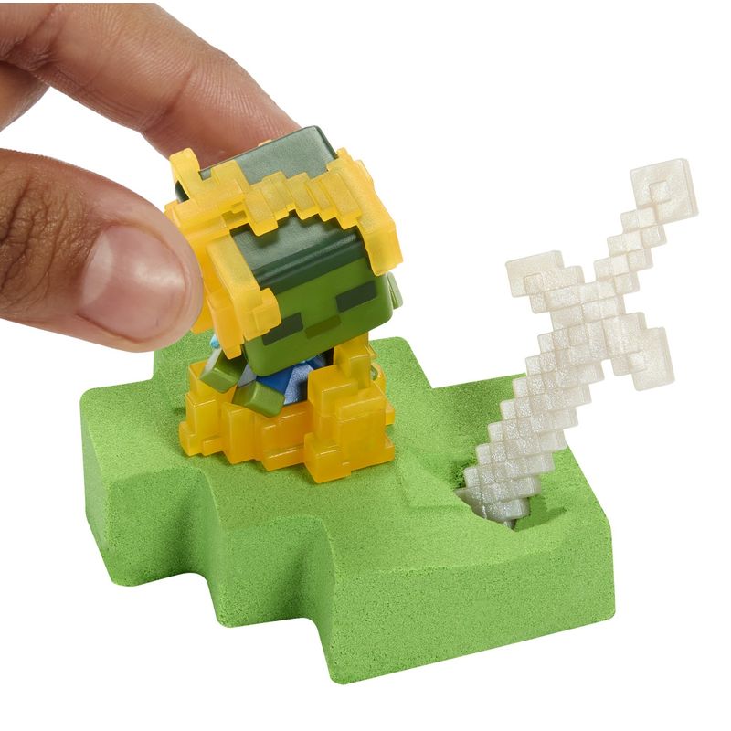 Jucarii, Copii si Bebe - Jucarii si jocuri - Jucarii & jocuri educative - Jucarii interactive - Minecraft mini mode set explorare miniera gri si alb - Infinity.ro