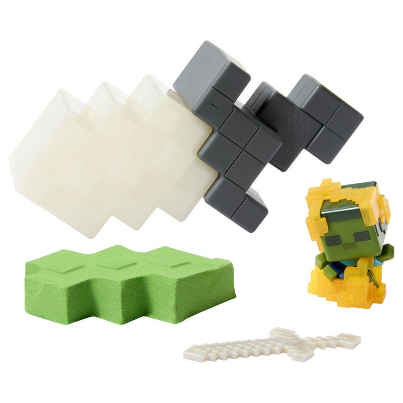 Jucarii, Copii si Bebe - Jucarii si jocuri - Jucarii & jocuri educative - Jucarii interactive - Minecraft mini mode set explorare miniera gri si alb - Infinity.ro