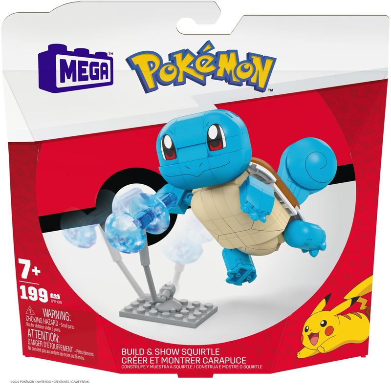 Jucarii, Copii si Bebe - Jucarii si jocuri - Jucarii & jocuri educative - Jucarii interactive - Pokemon mega construx set de constructie squirtle - Infinity.ro
