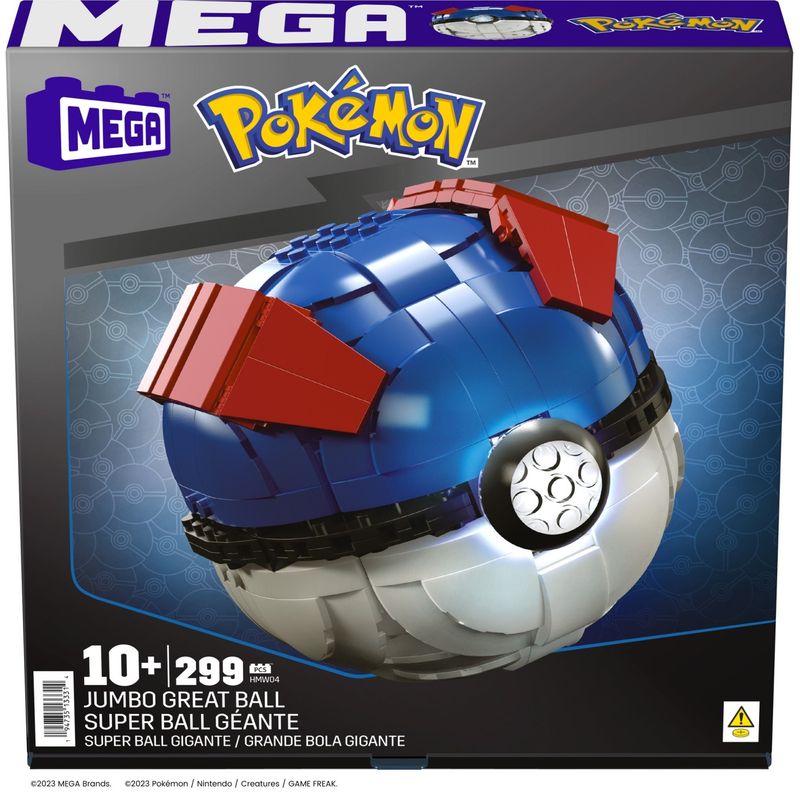 Jucarii, Copii si Bebe - Jucarii si jocuri - Jucarii & jocuri educative - Jucarii interactive - Pokemon mega construx bila jumbo - Infinity.ro