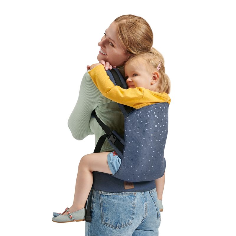 Jucarii, Copii si Bebe - Carucioare si articole de transport - Marsupii si hamuri bebe - Marsupiu ergonomic Kinderkraft nino, pana la 20 kg, confetti denim - Infinity.ro
