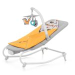 Casa si Gradina - Mobilier - Mobilier copii - Balansoare, leagane si hamace - Sezlong 3 in 1, Kinderkraft felio 2, forest yellow - Infinity.ro