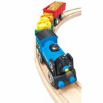 Jucarii, Copii si Bebe - Jucarii si jocuri - Jucarii & jocuri educative - Jucarii interactive - Hape tren marfar cu doua vagoane - Infinity.ro
