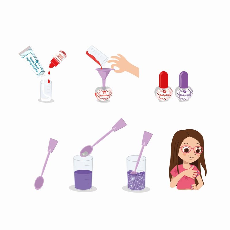 Jucarii, Copii si Bebe - Jucarii si jocuri - Jucarii & jocuri educative - Jucarii interactive - Stiinta si joaca laboratorul de manichiura - Infinity.ro