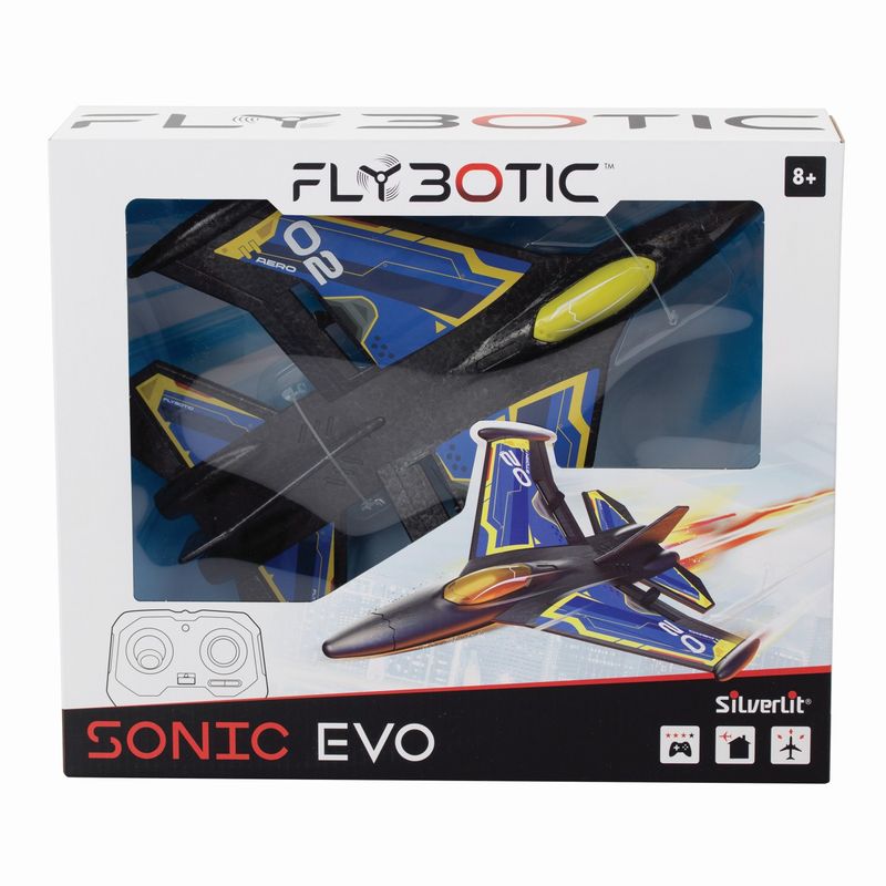 Jucarii, Copii si Bebe - Jucarii si jocuri - Vehicule si jucarii cu telecomanda - Elicoptere, avioane si nave de jucarie - Silverlit fly botic avion cu telecomanda sonic evo - Infinity.ro
