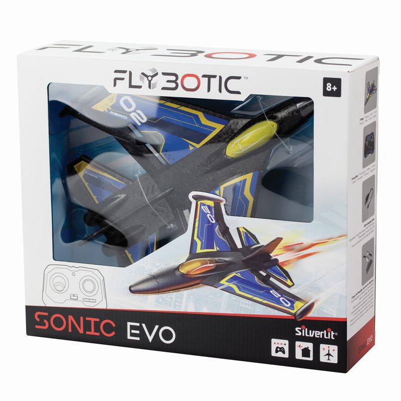 Jucarii, Copii si Bebe - Jucarii si jocuri - Vehicule si jucarii cu telecomanda - Elicoptere, avioane si nave de jucarie - Silverlit fly botic avion cu telecomanda sonic evo - Infinity.ro