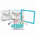 Jucarii, Copii si Bebe - Jucarii si jocuri - Jucarii & jocuri educative - Jucarii interactive - Picteaza si inrameaza iepurasii draguti - Infinity.ro