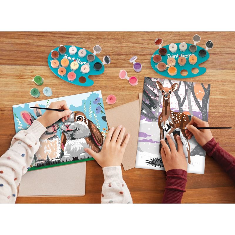 Jucarii, Copii si Bebe - Jucarii si jocuri - Jucarii & jocuri educative - Jucarii interactive - Picteaza si inrameaza iepurasii draguti - Infinity.ro