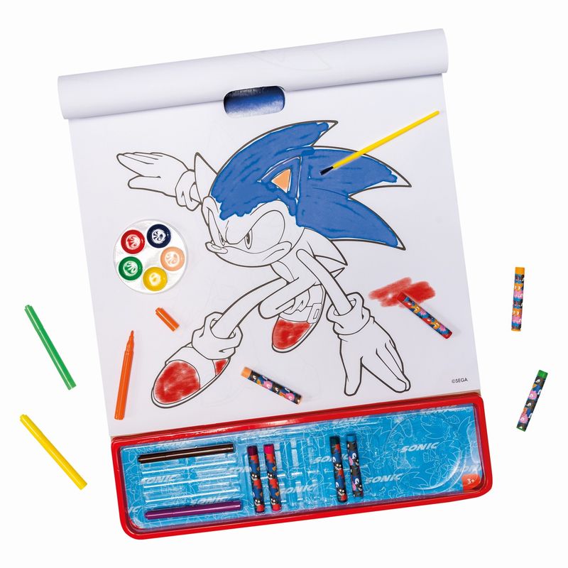 Jucarii, Copii si Bebe - Jucarii si jocuri - Jucarii & jocuri educative - Jucarii interactive - Sonic the hedgehog set pentru desen giga block 5 in 1 - Infinity.ro