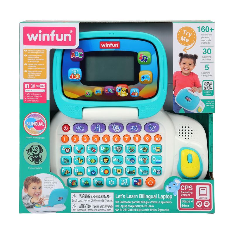 Jucarii, Copii si Bebe - Jucarii si jocuri - Jucarii & jocuri educative - Jucarii interactive - Laptop sa invatam bilingv - Infinity.ro