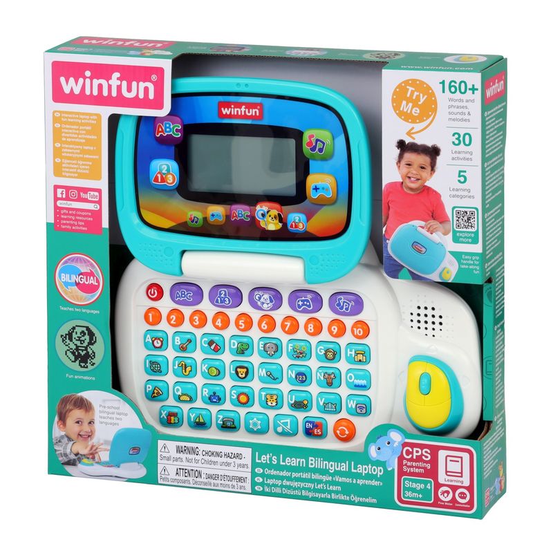 Jucarii, Copii si Bebe - Jucarii si jocuri - Jucarii & jocuri educative - Jucarii interactive - Laptop sa invatam bilingv - Infinity.ro