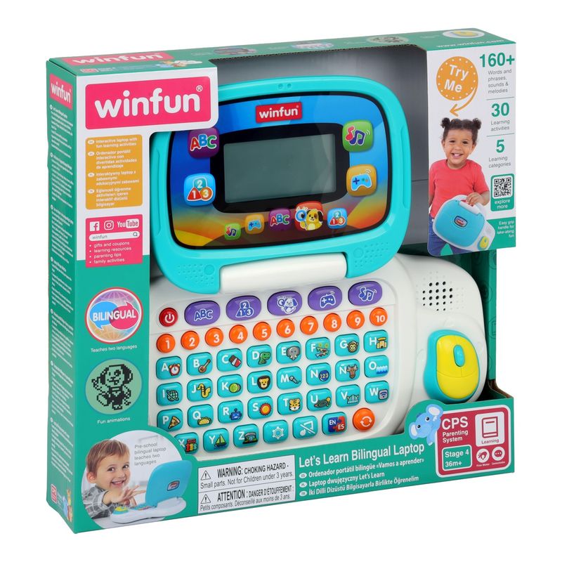 Jucarii, Copii si Bebe - Jucarii si jocuri - Jucarii & jocuri educative - Jucarii interactive - Laptop sa invatam bilingv - Infinity.ro