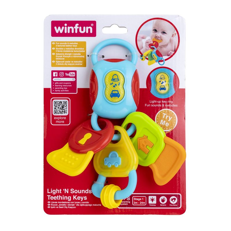 Jucarii, Copii si Bebe - Jucarii si jocuri - Jucarii & jocuri educative - Jucarii interactive - Breloc chei cu sunete si lumini - Infinity.ro