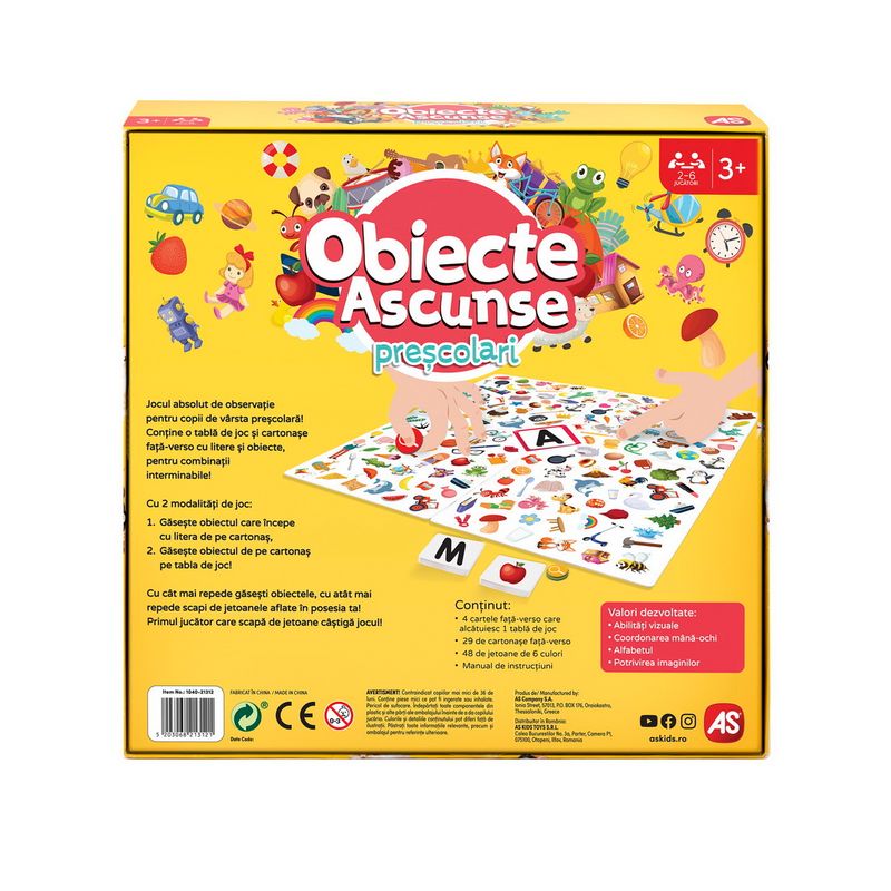 Jucarii, Copii si Bebe - Jucarii si jocuri - Jucarii & jocuri educative - Jucarii interactive - Joc obiecte ascunse prescolari - Infinity.ro