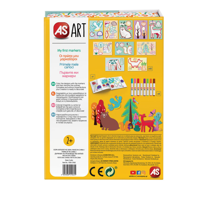 Jucarii, Copii si Bebe - Jucarii si jocuri - Jucarii & jocuri educative - Jucarii interactive - As art primele mele carioci - Infinity.ro