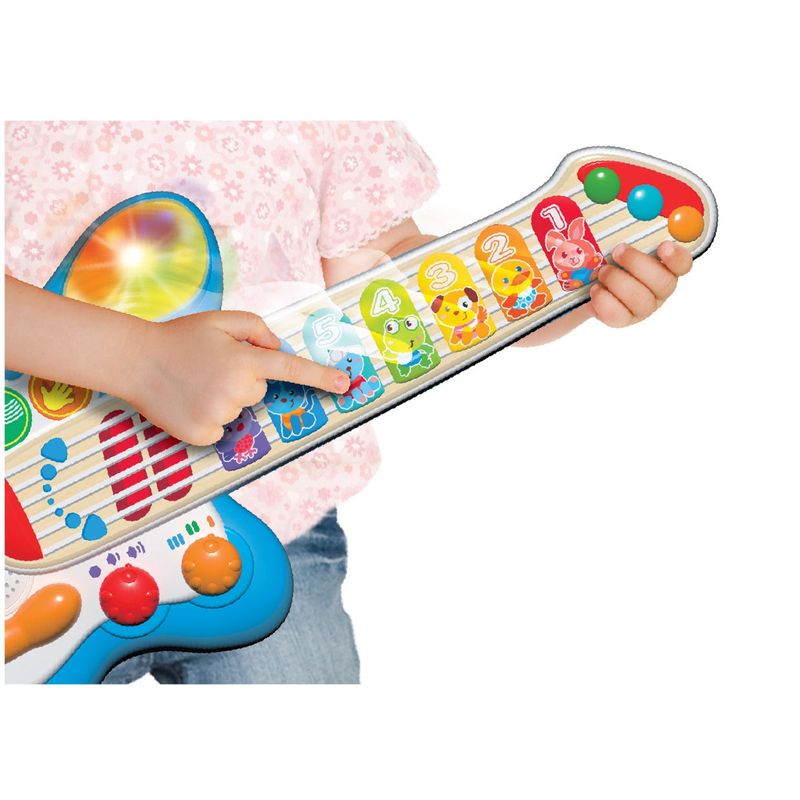 Jucarii, Copii si Bebe - Jucarii si jocuri - Jucarii de rol - Instrumente muzicale de jucarie - Chitara cu sunete si lumini - Infinity.ro