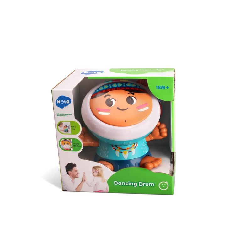 Jucarii, Copii si Bebe - Jucarii si jocuri - Jucarii & jocuri educative - Jucarii interactive - Jucarie toba dansatoare albastra - Infinity.ro