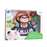 Jucarii, Copii si Bebe - Jucarii si jocuri - Jucarii & jocuri educative - Jucarii interactive - Pianina bebe maimutica dj cu lumini sunete si microfon - Infinity.ro