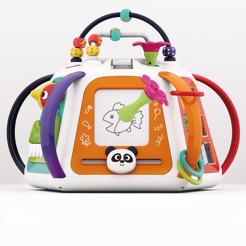 Jucarii, Copii si Bebe - Jucarii si jocuri - Jucarii & jocuri educative - Jucarii interactive - Piramida bebe cu activitati - Infinity.ro