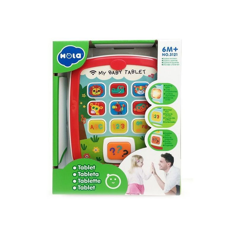 Jucarii, Copii si Bebe - Jucarii si jocuri - Jucarii & jocuri educative - Jucarii interactive - Prima mea tableta cu muzica si lumini - Infinity.ro